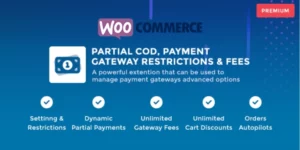 WooCommerce Partial COD Payment Gateway Restrictions Fees 1.3破解版插件
