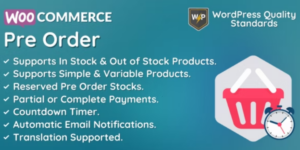 WooCommerce Pre Order | Pre Booking | Pre Release Purchase 1.4.0破解版插件