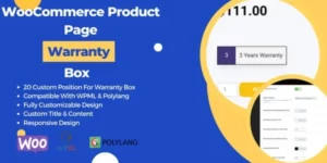 WooCommerce Product Page Warranty Box 1.0.0破解版插件
