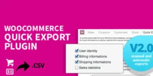 WooCommerce Quick Export Plugin 2.4.2破解版插件
