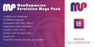 WooCommerce Revolution Mega Pack for Elementor WordPress Plugin 1.0破解版插件