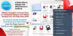 WooCommerce Tabbed Category Product Listing Pro 10.1.4破解版插件