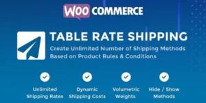 WooCommerce Table Rate Shipping [CodeCanyon] 1.3破解版插件