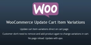 WooCommerce Update Cart Item Variations 2.5破解版插件