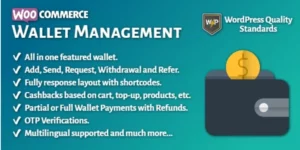 WooCommerce Wallet Management | All in One 2.6.0破解版插件