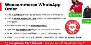 WooCommerce Whatsapp Order 1.0.7破解版插件