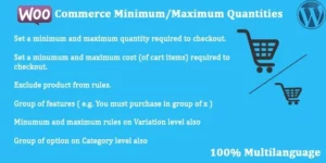 WooCommerce – Minimum/Maximum Quantities 2.1.5破解版插件