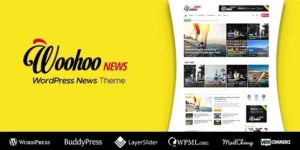 WooHoo Newspaper Magazine News BuddyPress AMP 2.5.1破解版主题