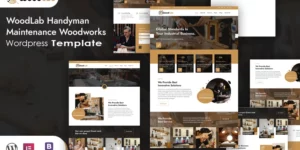 WoodLab Handyman Maintenance Woodworks WordPress Theme WordPress Theme 1.0.0破解版主题