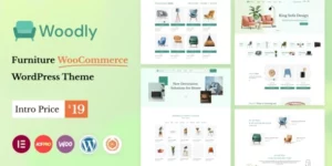Woodly Animated Furniture WooCommerce Theme 1.2破解版主题