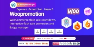 Woopromotion WooCommerce product promotion sale countdown and Badge Manager 1.0.6破解版插件