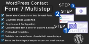 WordPress Contact Form 7 Multistep 1.3.1破解版插件