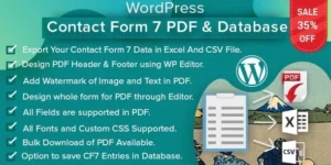 WordPress Contact Form 7 PDF