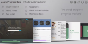 WordPress Progress Bars Ultimate DZS Infinite Customizations with Builder 2.10破解版插件