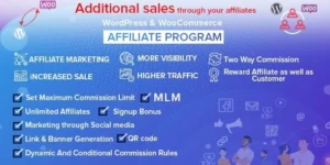 WordPress WooCommerce Affiliate Program 8.2.0破解版插件