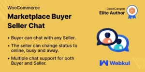 WordPress WooCommerce Marketplace Buyer Seller Chat Plugin 2.4.1破解版插件