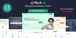 Workup – Job Board WordPress Theme 2.1.25破解版主题