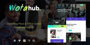 WotaHub | Coworking Space WordPress Theme 1.0.10破解版主题