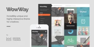 WowWay Interactive Responsive Portfolio Theme 2.1.4破解版主题