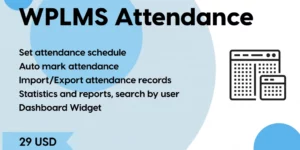 Wplms Attendance 1.7.1破解版插件