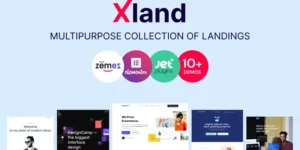 XLand Multipurpose Collection of Landing Pages WordPress Theme 2.0.2破解版主题