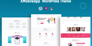 XMobileapp Mobile App One page WordPress Theme 1.0.0破解版主题