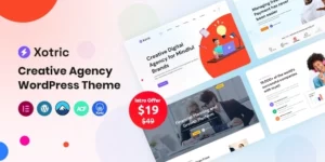 Xotric Creative Agency WordPress Theme + RTL 1.1破解版主题