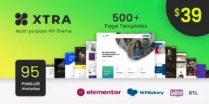 Xtra Multipurpose WordPress Theme + RTL 4.9.7破解版主题
