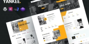Yankee Digital Agency Elementor WordPress Theme 1.4.2破解版主题