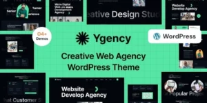 Ygency Web Design Agency WordPress Theme 1.1.1破解版主题