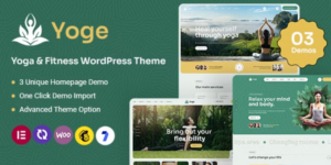 Yoge Fitness and Yoga WordPress Theme 1.2破解版主题