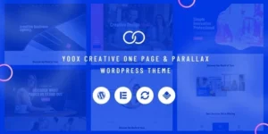 Yoox Creative One Page Parallax WordPress Theme 1.0破解版主题