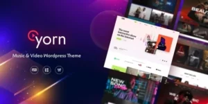 Yorn Music Video WordPress Theme 1.0.2破解版主题