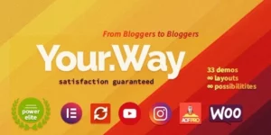 YourWay | Multi-Concept Blog WordPress Theme 1.1.10破解版主题
