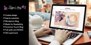 Zarja Feminine WordPress Blog Theme 2.2破解版主题