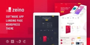 Zeino App Landing WordPress Theme 1.0破解版主题