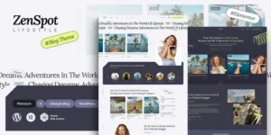 ZenSpot LifeStyle Blog WordPress Theme 1.0.0破解版主题