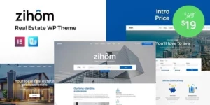 Zihom Real Estate WordPress Theme 1.1.1破解版主题