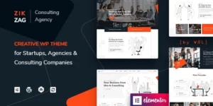 ZikZag Consulting Agency WordPress Theme 1.2.11破解版主题