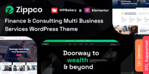 Zippco Business and Finance Consulting WordPress Theme 4.2破解版主题