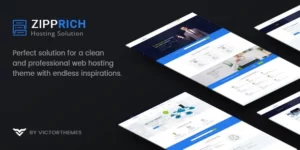 Zipprich Web Hosting WHMCS WordPress Theme 1.6破解版主题