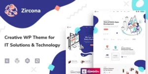 Zircona IT Solutions Technology WordPress Theme 1.2.2破解版主题