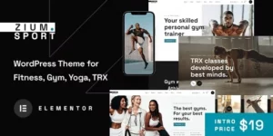 Zium Sports and Fitness WordPress Theme 1.0.0破解版主题