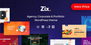 Zix Digital Agency MultiPurpose WordPress Theme 1.0.5破解版主题