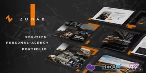 Zonar – Personal Portfolio WordPress Theme 3.8破解版主题