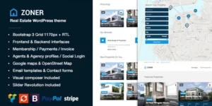 Zoner Real Estate WordPress Theme 4.2破解版主题