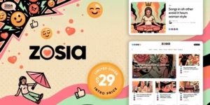 Zosia Personal WordPress Blog Theme 1.2破解版主题