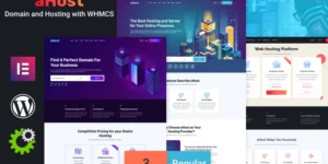 aHost Domain and Hosting theme with WHMCS Support WordPress Theme 1.0.0破解版主题
