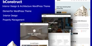 bConstruct Interior Design Architecture WordPress Theme 1.0.0破解版主题