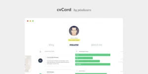 cvCard WP Responsive WordPress Resume Theme 1.4.5破解版主题